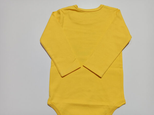 بلوز آستین بلند بچگانه زرد طرح زنبور